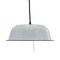 Creative Design 14" White and Black Inverted Bowl Shade Hanging Pendant Ceiling Light Fixture